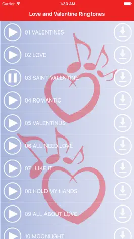 Game screenshot Любовь и Валентина Рингтоны - Романтические звуки apk