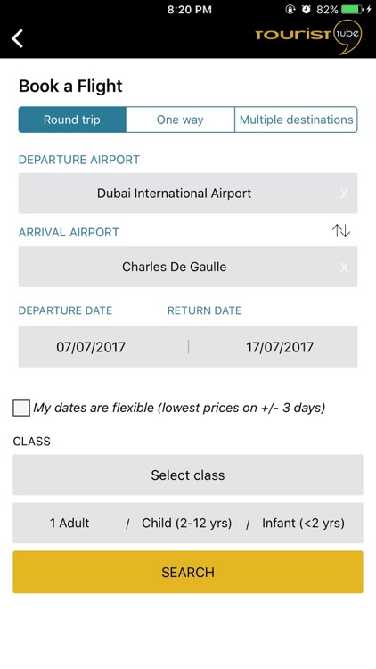TouristTube Hotel/Flight deals