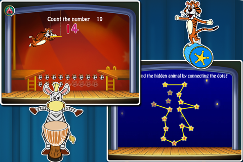 Circus Math School-Toddler kids  learning games screenshot 4