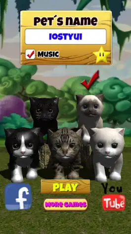 Game screenshot Talking Kittens, cats that can talk and repeat apk