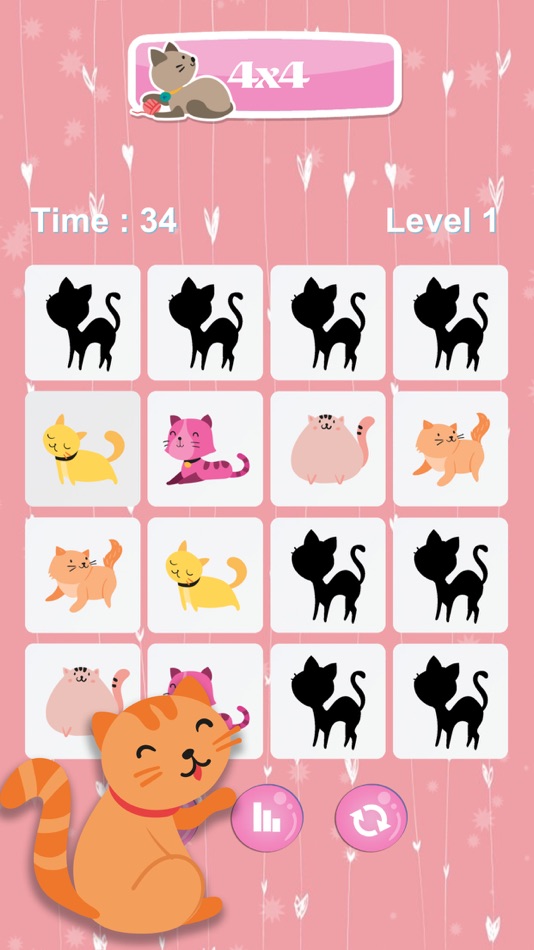 #1. Cute Little Kitten Find Matching Game (iOS) 由: Angrisa Leungtanapolkul