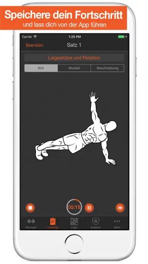 Screenshot von Fitness Point. auf dem iPhone 3