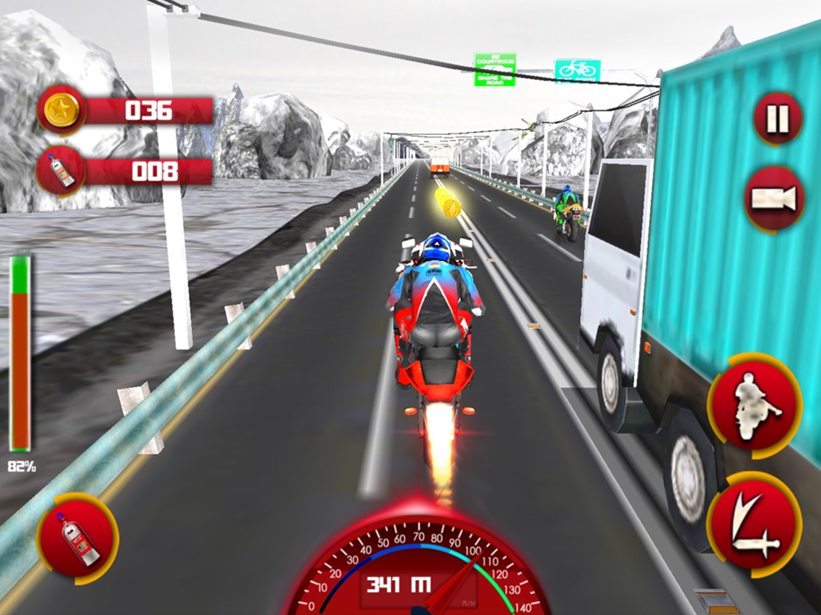 Deadly Motorcycle Racing screenshot 7