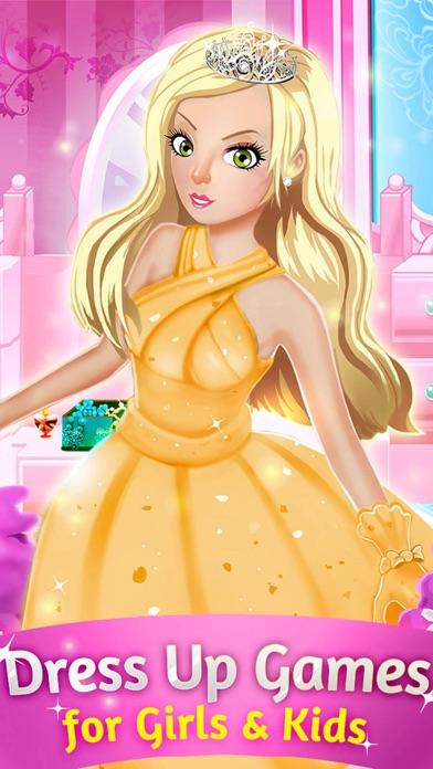 Dress Up Games for Girls & Kids - Fun Beauty Salon with fashion, makeover, make up, wedding & princess Screenshot 1