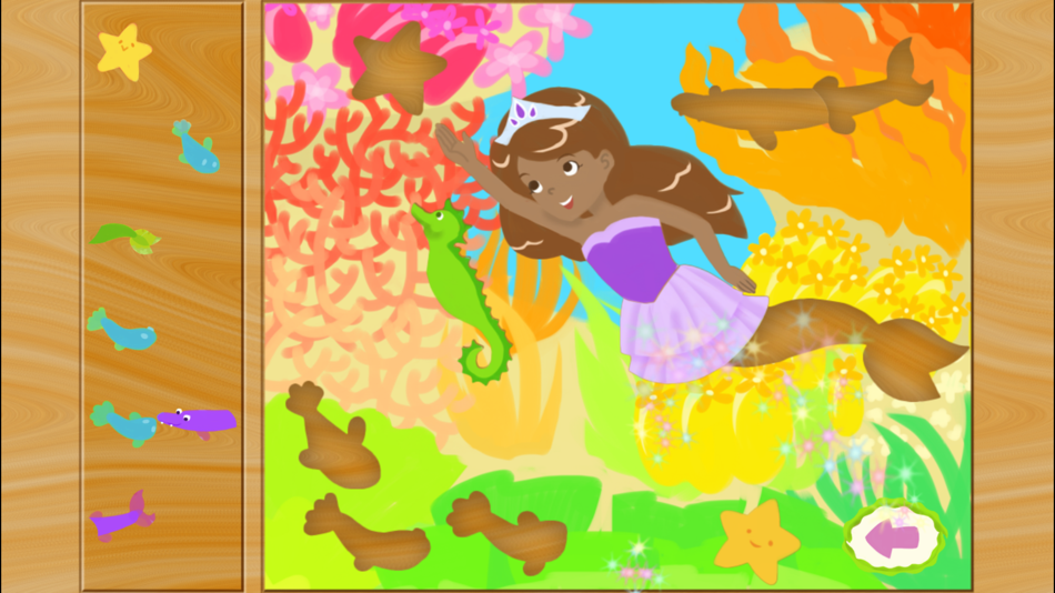 #5. Mermaid Princess Puzzles Games (iOS) 由: Scott Adelman Apps Inc