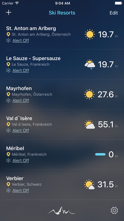 Snow Report - Ski weather for Ski Resorts screenshot-4