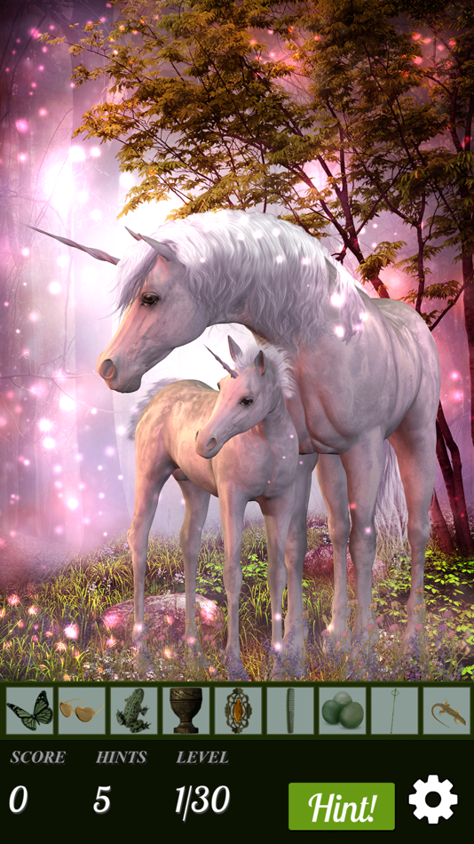 #4. Hidden Object - Unicorns Illustrated (iOS) 由: Difference Games