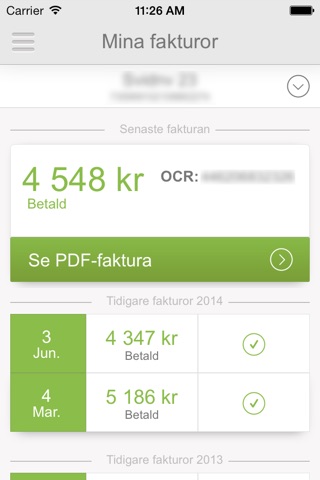 Mitt Fortum Sverige screenshot 2