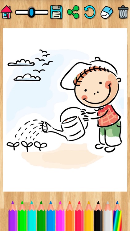 Coloring pages for kids Painting activity book screenshot-4