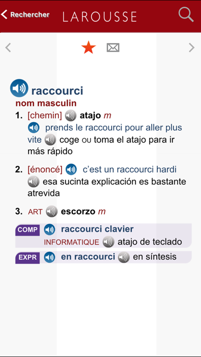 Grand Dictionnaire Espagnol/Français Larousse Screenshot