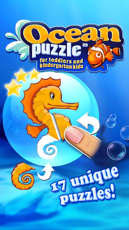 Ocean puzzle HD with colorful sea animals and fish