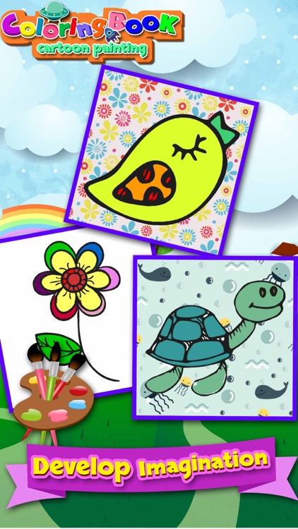 Coloring Book :Cartoon Painting screenshot-3