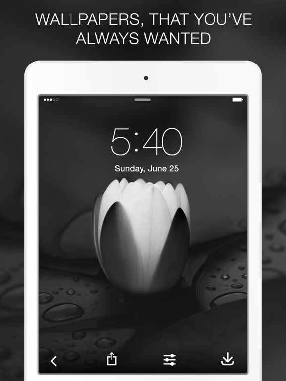 Screenshot #1 for Black and White Wallpapers - HD Backgrounds