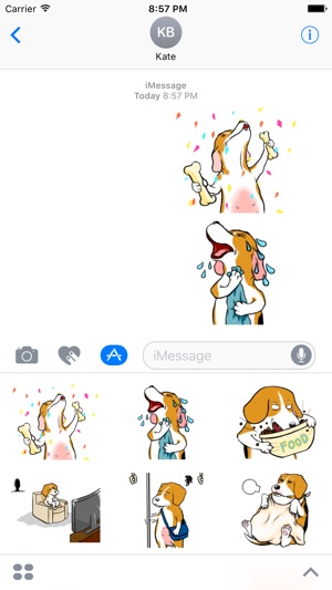 BeagleMoji - Beagle Dog Emoji Stickers(圖2)-速報App