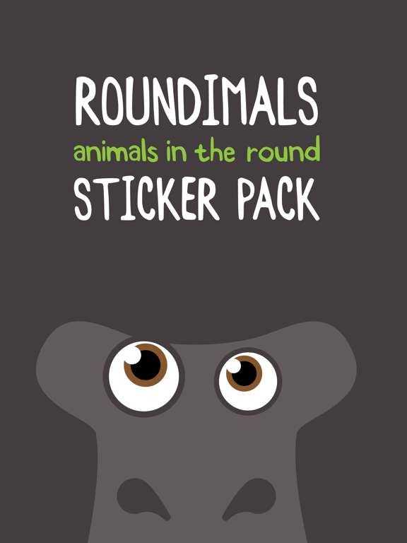 Screenshot #4 pour Roundimals Sticker Pack