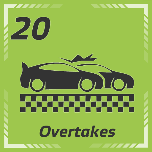 Overtake 20 cars