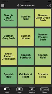 Cricket Sounds screenshot #1 for iPhone