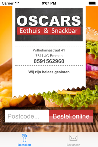 Eethuis & snackbar Oscars screenshot 2