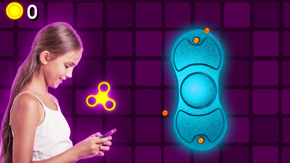 #3. Fidget Spinner Wheel Arcade Game The Floor is Lava (iOS) 由: Volkan Kutlubay