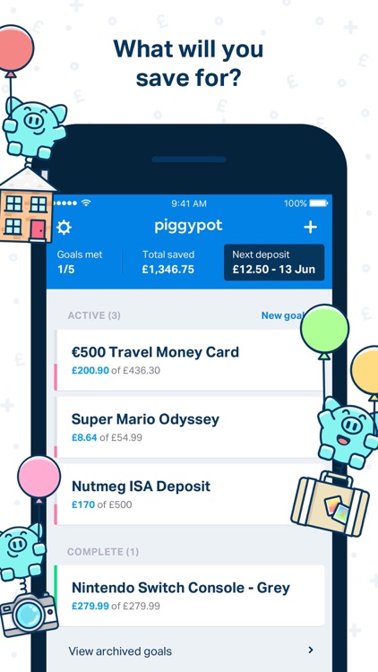 PiggyPot - Save up for your goals screenshot-3
