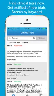 clinical research trials iphone screenshot 1