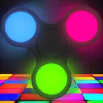 Fidget Spinner Wheel Simulator - Neon Glow Toy App Cancel