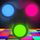Fidget Spinner Wheel Simulator - Neon Glow Toy - App Icon