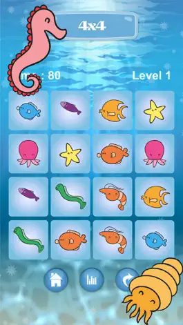 Game screenshot Ocean Match Puzzle Find The Pairs for kid apk