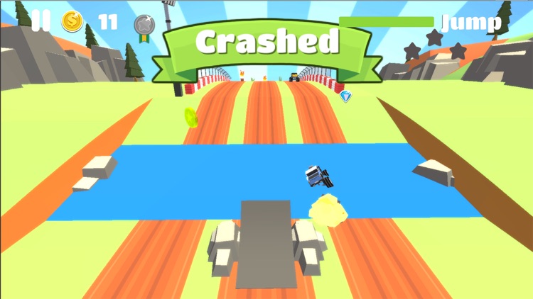 Blocky Monster - Highway Truck Games screenshot-3
