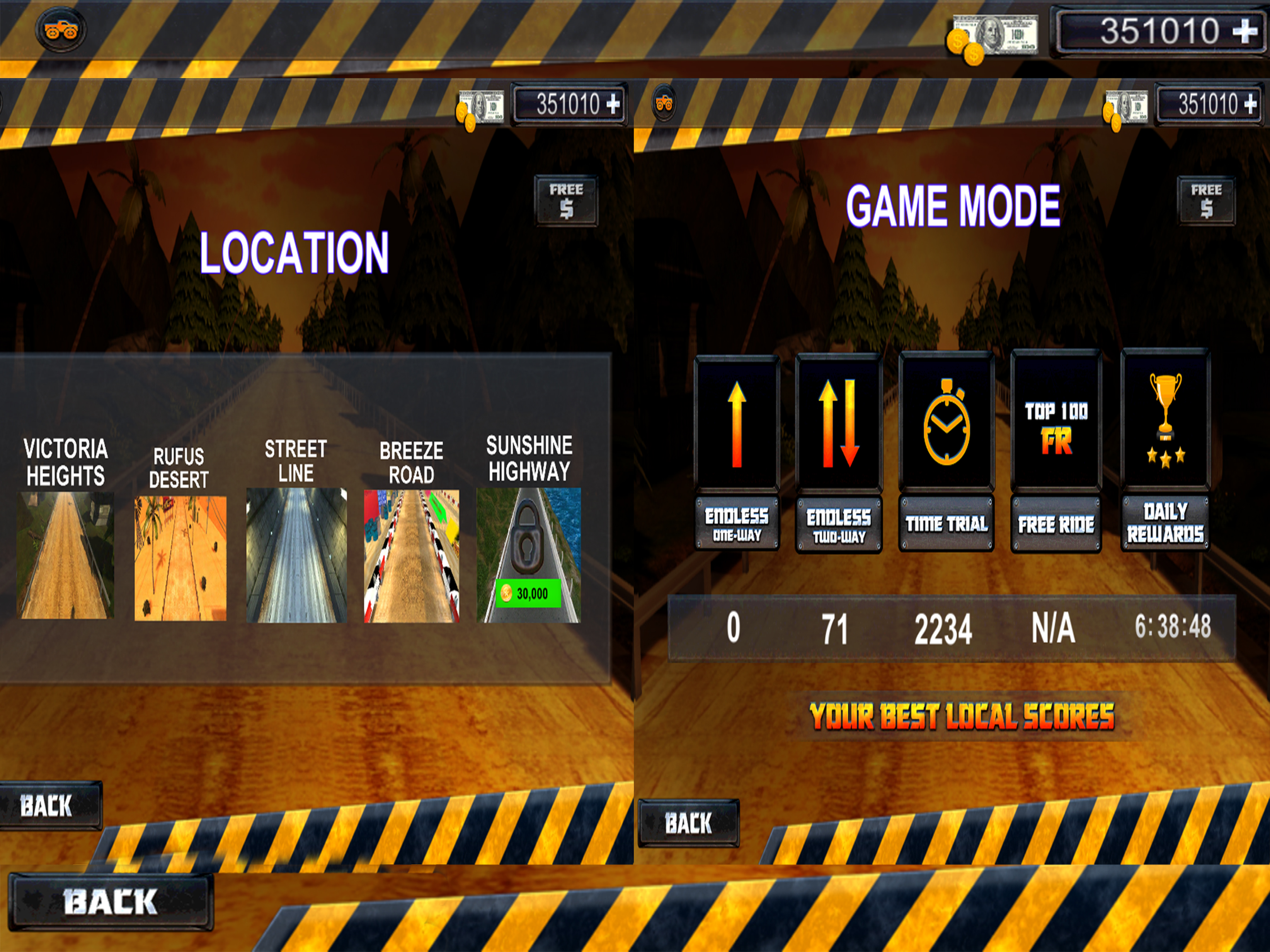 Monster Truck Drive: Highway Traffic Runner