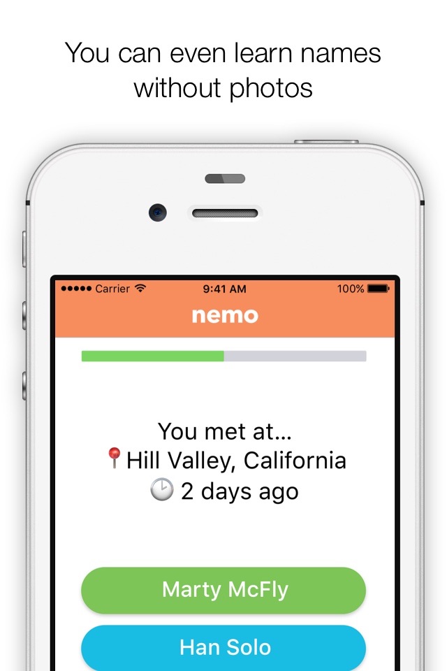 Nemo - Learn and Remember Names screenshot 3