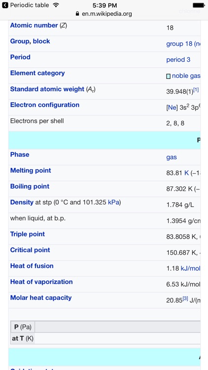 Periodic table of the chemical elements Lite screenshot-4