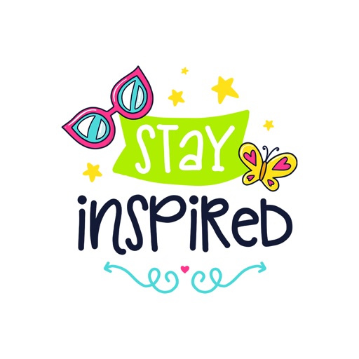 Inspirational Funny Dooodle Quotes & Stickers icon