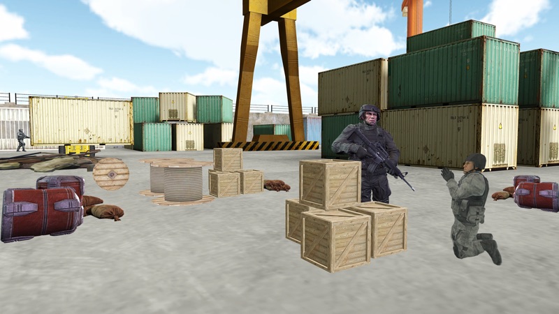 Frontier Guerra Comando : 3D Sniper Game screenshot 2