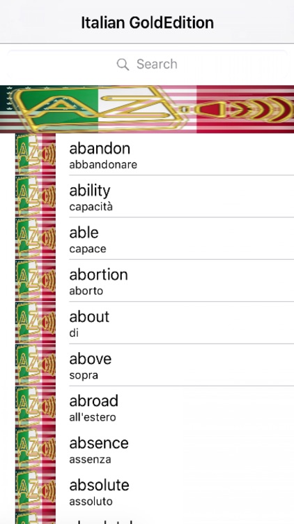Italian Dictionary GoldEdition