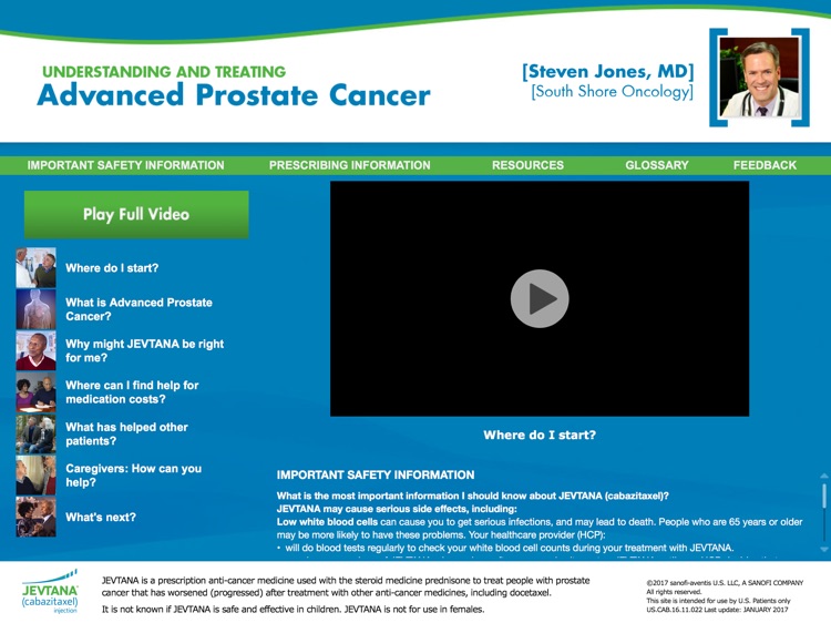 Understanding & Treating Advanced Prostate Cancer