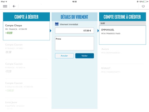 Banque Populaire pro pour iPad screenshot 4