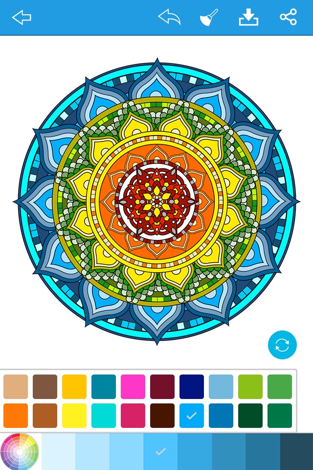 Mandala Coloring - For Adults screenshot 2