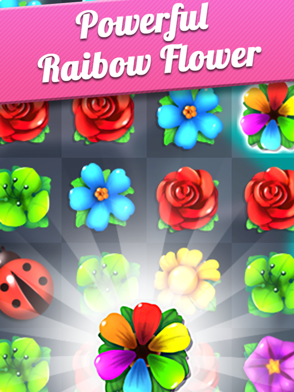 Screenshot #6 pour Flower Crush - Match 3 & Blast Garden to Bloom!