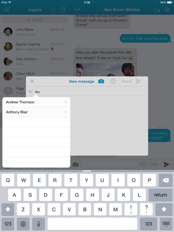 mysms - SMS Messenger & SMS Texting screenshot-3