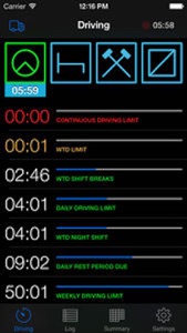 TruckerTimer screenshot #2 for iPhone
