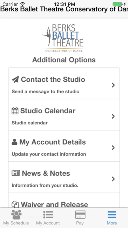 Berks Ballet Theatre Conservatory of Dance