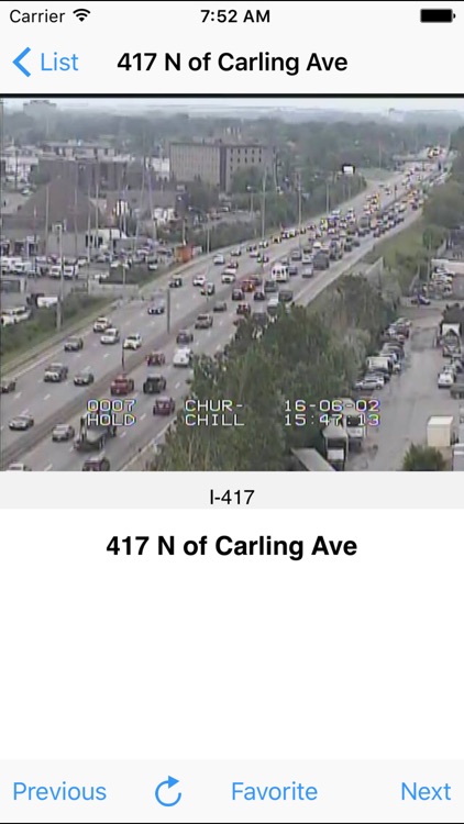 Ottawa Traffic Cam