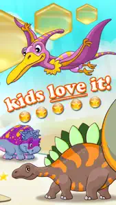 Dinosaurs walking with fun HD jigsaw puzzle game screenshot #2 for iPhone