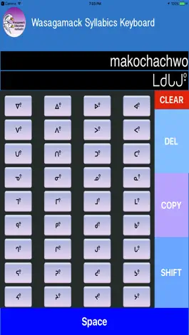 Game screenshot Oji-Cree Syllabics Keyboard mod apk