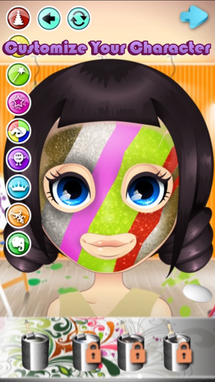 Finger Face Paint - Salon Game