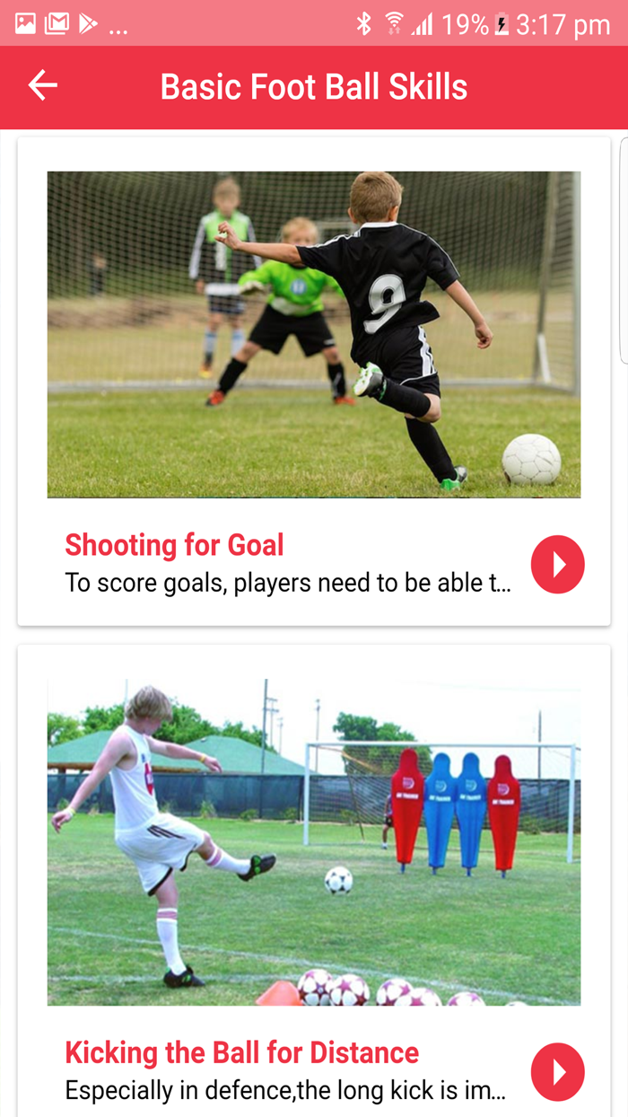 Football Training workout