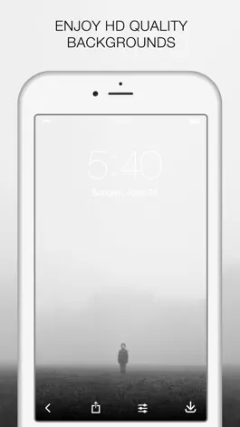 Game screenshot Black and White Wallpapers - HD Backgrounds apk