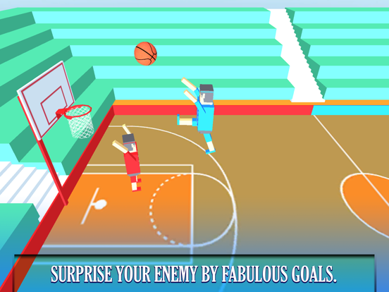 Screenshot #5 pour BasketBall Bouncy Physics 3D Cubic Block Party War