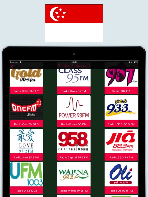 Radio Singapore FM / SG Live Radio Stations Online
